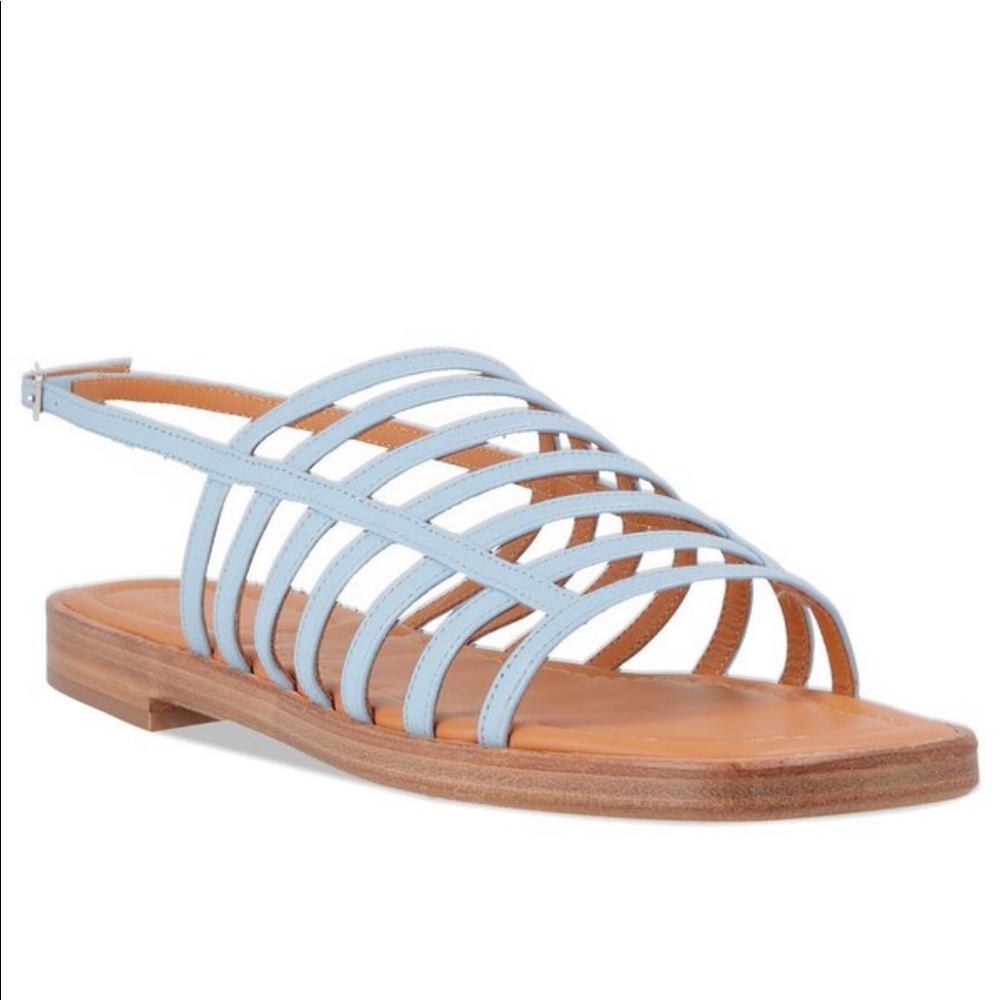 By Far | Rosa Blue Leather Sandal | NWOT